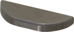 Made in USA - #204 Standard Woodruff Key - 1/2" Long x 1/16" Wide, Alloy Steel - Eagle Tool & Supply