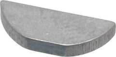 Made in USA - #305 Standard Woodruff Key - 5/8" Long x 3/32" Wide, Alloy Steel - Eagle Tool & Supply