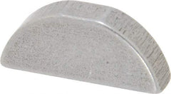 Made in USA - #607 Standard Woodruff Key - 7/8" Long x 3/16" Wide, Alloy Steel - Eagle Tool & Supply