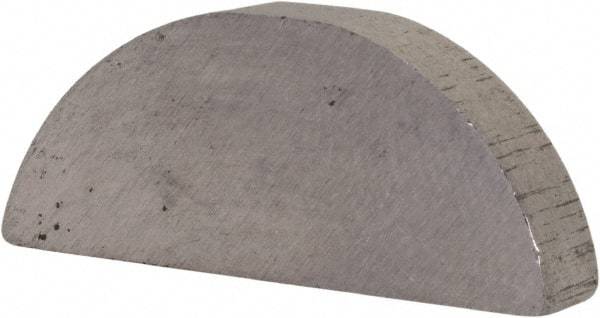 Made in USA - #708 Standard Woodruff Key - 1" Long x 7/32" Wide, Alloy Steel - Eagle Tool & Supply