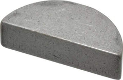 Made in USA - #1211 Standard Woodruff Key - 1-3/8" Long x 3/8" Wide, Alloy Steel - Eagle Tool & Supply