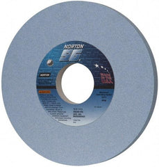 Norton - 12" Diam x 3" Hole x 1" Thick, I Hardness, 60 Grit Surface Grinding Wheel - Ceramic, Type 1, Medium Grade, 2,070 Max RPM, Vitrified Bond, No Recess - Eagle Tool & Supply