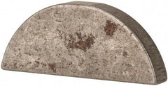 Made in USA - #812 Standard Woodruff Key - 1-1/2" Long x 1/4" Wide, Alloy Steel - Eagle Tool & Supply