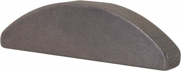 Made in USA - #1222-1 Standard Woodruff Key - 2-3/4" Long x 3/8" Wide, Alloy Steel - Eagle Tool & Supply