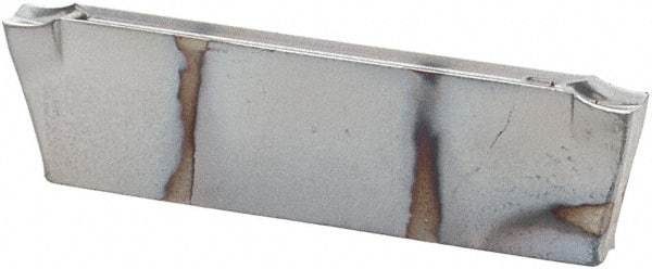 Iscar - DGN1402 J IC308 Grade, 0.055" Cutting Width, Carbide Cutoff Insert - 0° Neutral Lead Angle, 0.0063" Cnr Rad, TiCN Coated, Double End - Eagle Tool & Supply