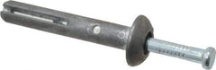 Powers Fasteners - 1/4" Diam, 1/4" Drill, 1-1/2" OAL, 1-7/8" Min Embedment Hammer Drive Concrete Anchor - Steel (Drive Pin)/Zamac Alloy (Body), Zinc-Plated Finish, Mushroom Head - Eagle Tool & Supply