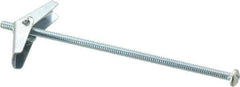 Powers Fasteners - 3/16" Screw, 3/16" Diam, 5" Long, Toggle Bolt Drywall & Hollow Wall Anchor - 1/2" Drill, Zinc Plated, Steel, Grade Zamac 7, Use in Drywall & Wallboard - Eagle Tool & Supply