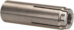 Powers Fasteners - 1/2" Diam, 5/8" Drill, 2-1/4" Min Embedment Drop-In Concrete Anchor - 303 Stainless Steel, 13/16" Thread Length - Eagle Tool & Supply