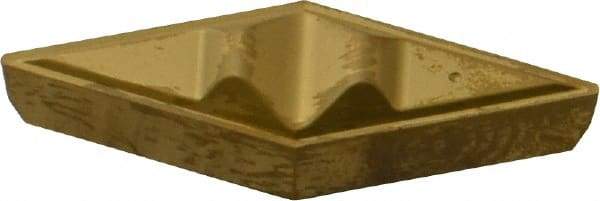 Seco - VCGR331 Grade CP200 Carbide Turning Insert - TiAlN/TiN Finish, 35° Diamond, 3/8" Inscr Circle, 3/16" Thick, 1/64" Corner Radius - Eagle Tool & Supply