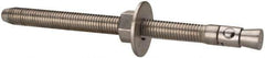 Powers Fasteners - 5/8" Diam, 5/8" Drill, 8-1/2" OAL, Wedge Expansion Concrete Anchor - 304 Stainless Steel, Hex Nut Head, Hex Drive, 7" Thread Length - Eagle Tool & Supply