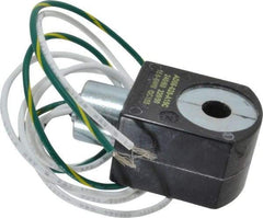 Parker - 240 Volt, 18 Coil Lead Length, Class F, Solenoid Coil - 6.0 Watt, NEMA 4X Enclosure, Use with Parker Skinner Gold Ring Series Valves - Eagle Tool & Supply