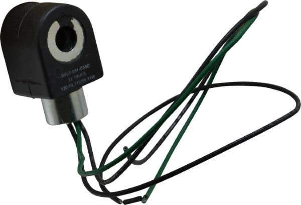 Parker - 120 Volt, 18 Coil Lead Length, Class F, Solenoid Coil - 11.0 Watt, NEMA 4X Enclosure, Use with Parker Skinner Gold Ring Series Valves - Eagle Tool & Supply