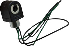 Parker - 120 Volt, 18 Coil Lead Length, Class F, Solenoid Coil - 11.0 Watt, NEMA 4X Enclosure, Use with Parker Skinner Gold Ring Series Valves - Eagle Tool & Supply