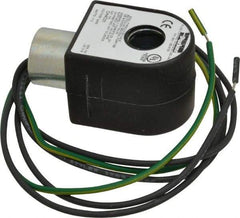Parker - 24 Volt, 18 Coil Lead Length, Class H, Solenoid Coil - 11.0 Watt, NEMA 4X Enclosure, Use with Parker Skinner Gold Ring Series Valves - Eagle Tool & Supply