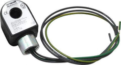 Parker - 120 Volt, 18 Coil Lead Length, Class H, Solenoid Coil - 11.0 Watt, NEMA 4X Enclosure, Use with Parker Skinner Gold Ring Series Valves - Eagle Tool & Supply