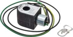 Parker - 24 Volt, 18 Coil Lead Length, Class F, Solenoid Coil - 11.5 Watt, NEMA 4X Enclosure, Use with Parker Skinner Gold Ring Series Valves - Eagle Tool & Supply