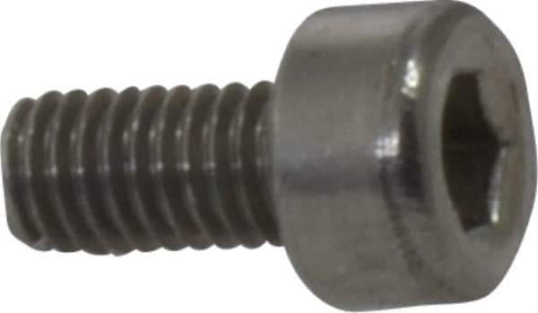 Value Collection - M3x0.50 Metric Coarse Hex Socket Drive, Socket Cap Screw - Grade 18-8 & Austenitic A2 Stainless Steel, Fully Threaded, 6mm Length Under Head - Eagle Tool & Supply
