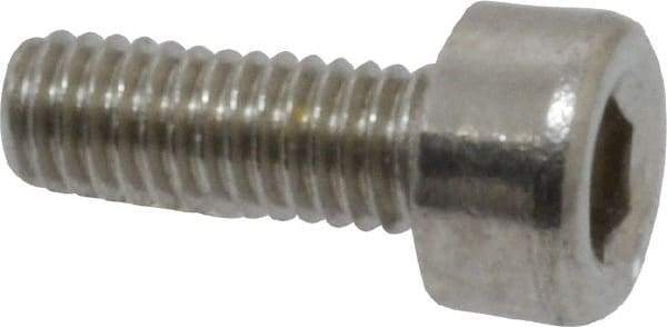 Value Collection - M3x0.50 Metric Coarse Hex Socket Drive, Socket Cap Screw - Grade 18-8 & Austenitic A2 Stainless Steel, Fully Threaded, 8mm Length Under Head - Eagle Tool & Supply