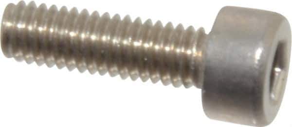 Value Collection - M3x0.50 Metric Coarse Hex Socket Drive, Socket Cap Screw - Grade 18-8 & Austenitic A2 Stainless Steel, Fully Threaded, 10mm Length Under Head - Eagle Tool & Supply