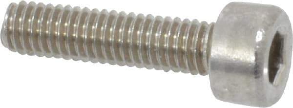 Value Collection - M3x0.50 Metric Coarse Hex Socket Drive, Socket Cap Screw - Grade 18-8 & Austenitic A2 Stainless Steel, Fully Threaded, 12mm Length Under Head - Eagle Tool & Supply