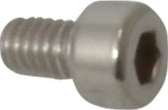 Value Collection - M4x0.70 Metric Coarse Hex Socket Drive, Socket Cap Screw - Grade 18-8 & Austenitic A2 Stainless Steel, Fully Threaded, 6mm Length Under Head - Eagle Tool & Supply