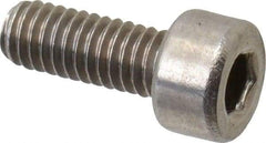 Value Collection - M4x0.70 Metric Coarse Hex Socket Drive, Socket Cap Screw - Grade 18-8 & Austenitic A2 Stainless Steel, Fully Threaded, 10mm Length Under Head - Eagle Tool & Supply