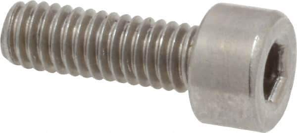 Value Collection - M4x0.70 Metric Coarse Hex Socket Drive, Socket Cap Screw - Grade 18-8 & Austenitic A2 Stainless Steel, Fully Threaded, 12mm Length Under Head - Eagle Tool & Supply