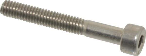 Value Collection - M4x0.70 Metric Coarse Hex Socket Drive, Socket Cap Screw - Grade 18-8 & Austenitic A2 Stainless Steel, Partially Threaded, 30mm Length Under Head - Eagle Tool & Supply
