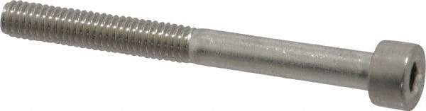 Value Collection - M4x0.70 Metric Coarse Hex Socket Drive, Socket Cap Screw - Grade 18-8 & Austenitic A2 Stainless Steel, Partially Threaded, 40mm Length Under Head - Eagle Tool & Supply