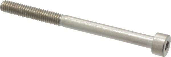 Value Collection - M4x0.70 Metric Coarse Hex Socket Drive, Socket Cap Screw - Grade 18-8 & Austenitic A2 Stainless Steel, Partially Threaded, 50mm Length Under Head - Eagle Tool & Supply