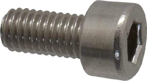 Value Collection - M5x0.80 Metric Coarse Hex Socket Drive, Socket Cap Screw - Grade 18-8 & Austenitic A2 Stainless Steel, Fully Threaded, 10mm Length Under Head - Eagle Tool & Supply