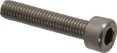 Value Collection - M5x0.80 Metric Coarse Hex Socket Drive, Socket Cap Screw - Grade 18-8 & Austenitic A2 Stainless Steel, Partially Threaded, 25mm Length Under Head - Eagle Tool & Supply