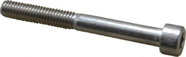 Value Collection - M6x1.00 Metric Coarse Hex Socket Drive, Socket Cap Screw - Grade 18-8 & Austenitic A2 Stainless Steel, Partially Threaded, 55mm Length Under Head - Eagle Tool & Supply