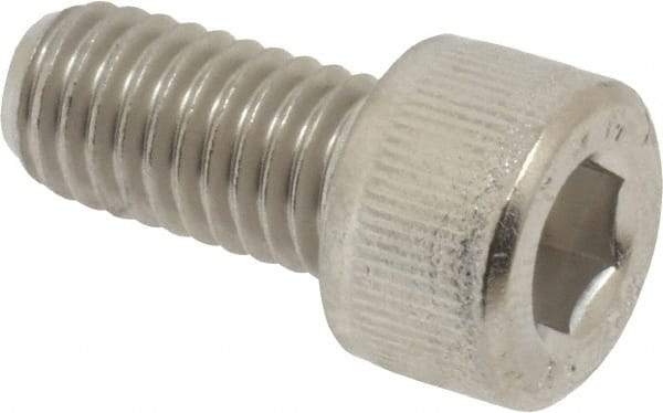 Value Collection - M8x1.25 Metric Coarse Hex Socket Drive, Socket Cap Screw - Grade 18-8 & Austenitic A2 Stainless Steel, Fully Threaded, 16mm Length Under Head - Eagle Tool & Supply