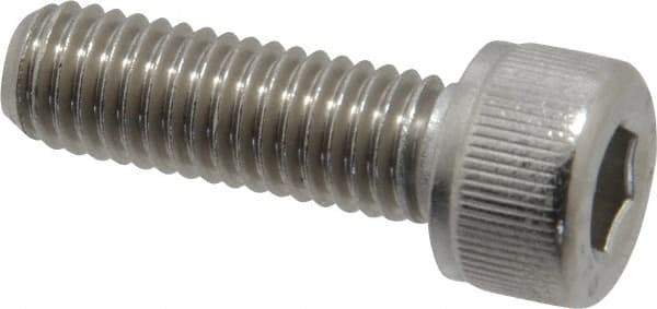 Value Collection - M8x1.25 Metric Coarse Hex Socket Drive, Socket Cap Screw - Grade 18-8 & Austenitic A2 Stainless Steel, Fully Threaded, 25mm Length Under Head - Eagle Tool & Supply