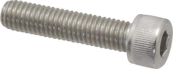 Value Collection - M8x1.25 Metric Coarse Hex Socket Drive, Socket Cap Screw - Grade 18-8 & Austenitic A2 Stainless Steel, Fully Threaded, 35mm Length Under Head - Eagle Tool & Supply