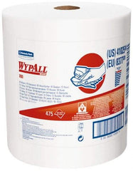 WypAll - X80 Dry Shop Towel/Industrial Wipes - Jumbo Roll, 13-3/8" x 12-1/2" Sheet Size, White - Eagle Tool & Supply