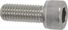 Value Collection - M10x1.50 Metric Coarse Hex Socket Drive, Socket Cap Screw - Grade 18-8 & Austenitic A2 Stainless Steel, Fully Threaded, 25mm Length Under Head - Eagle Tool & Supply