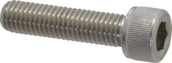 Value Collection - M20x2.50 Metric Coarse Hex Socket Drive, Socket Cap Screw - Grade 18-8 & Austenitic A2 Stainless Steel, Uncoated, Fully Threaded, 40mm Length Under Head - Eagle Tool & Supply