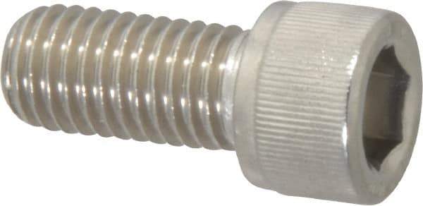 Value Collection - M12x1.75 Metric Coarse Hex Socket Drive, Socket Cap Screw - Grade 18-8 & Austenitic A2 Stainless Steel, Fully Threaded, 25mm Length Under Head - Eagle Tool & Supply