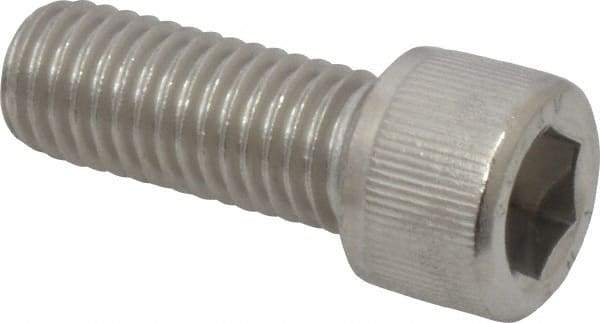 Value Collection - M12x1.75 Metric Coarse Hex Socket Drive, Socket Cap Screw - Grade 18-8 & Austenitic A2 Stainless Steel, Fully Threaded, 30mm Length Under Head - Eagle Tool & Supply