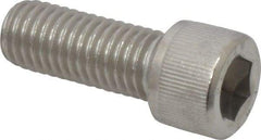 Value Collection - M12x1.75 Metric Coarse Hex Socket Drive, Socket Cap Screw - Grade 18-8 & Austenitic A2 Stainless Steel, Fully Threaded, 30mm Length Under Head - Eagle Tool & Supply