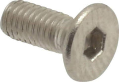Value Collection - M3x0.50 Metric Coarse Hex Socket Drive, 90° Flat Screw - Grade 18-8 Stainless Steel, Fully Threaded, 8mm OAL - Eagle Tool & Supply