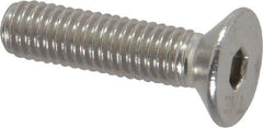 Value Collection - M5x0.80 Metric Coarse Hex Socket Drive, 90° Flat Screw - Grade 18-8 Stainless Steel, Fully Threaded, 20mm OAL - Eagle Tool & Supply