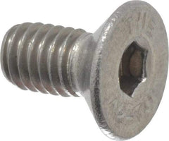 Value Collection - M6x1.00 Metric Coarse Hex Socket Drive, 90° Flat Screw - Grade 18-8 Stainless Steel, Fully Threaded, 12mm OAL - Eagle Tool & Supply