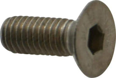 Value Collection - M6x1.00 Metric Coarse Hex Socket Drive, 90° Flat Screw - Grade 18-8 Stainless Steel, Fully Threaded, 16mm OAL - Eagle Tool & Supply