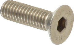 Value Collection - M6x1.00 Metric Coarse Hex Socket Drive, 90° Flat Screw - Grade 18-8 Stainless Steel, Fully Threaded, 20mm OAL - Eagle Tool & Supply