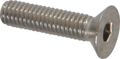 Value Collection - M6x1.00 Metric Coarse Hex Socket Drive, 90° Flat Screw - Grade 18-8 Stainless Steel, Partially Threaded, 25mm OAL - Eagle Tool & Supply