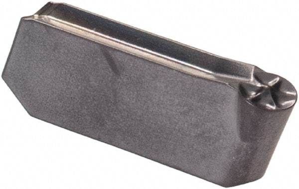 Iscar - 315GIMY Grade IC908, 3mm Cutting Width Carbide Grooving Insert - 0.06mm Max Depth of Cut, Neutral, 1.5mm Corner Radius, TiN/TiAlN Finish - Eagle Tool & Supply