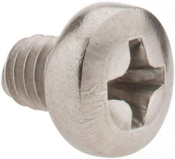 Value Collection - M4x0.70 Metric Coarse, 5mm Length Under Head Phillips Drive Machine Screw - Pan Head, Grade 18-8 Stainless Steel, Uncoated, Without Washer - Eagle Tool & Supply